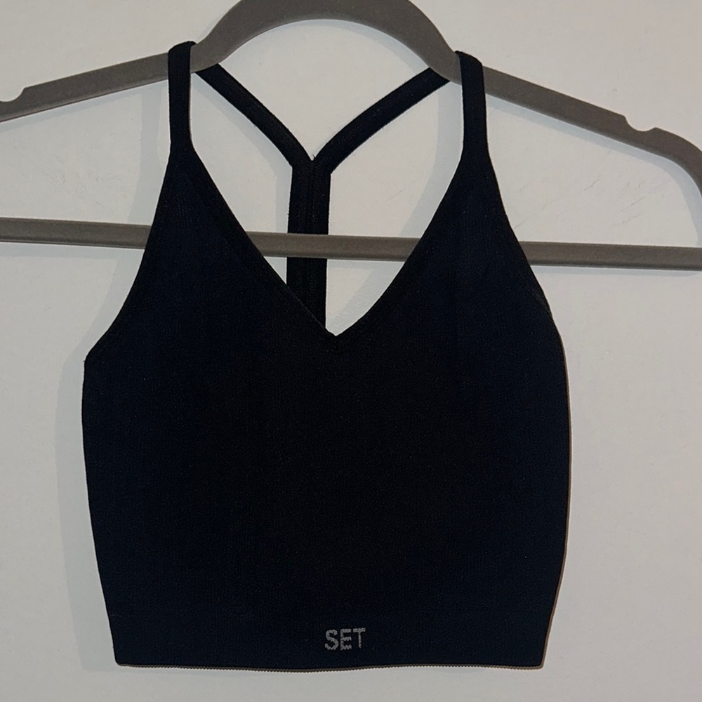 SET Active Black Sports Bra